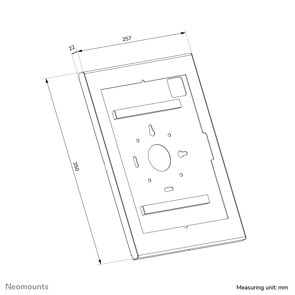 Neomounts WL15-602BL1 Tablet casing - 12.4-13" | 31,5-33 cm - lockable